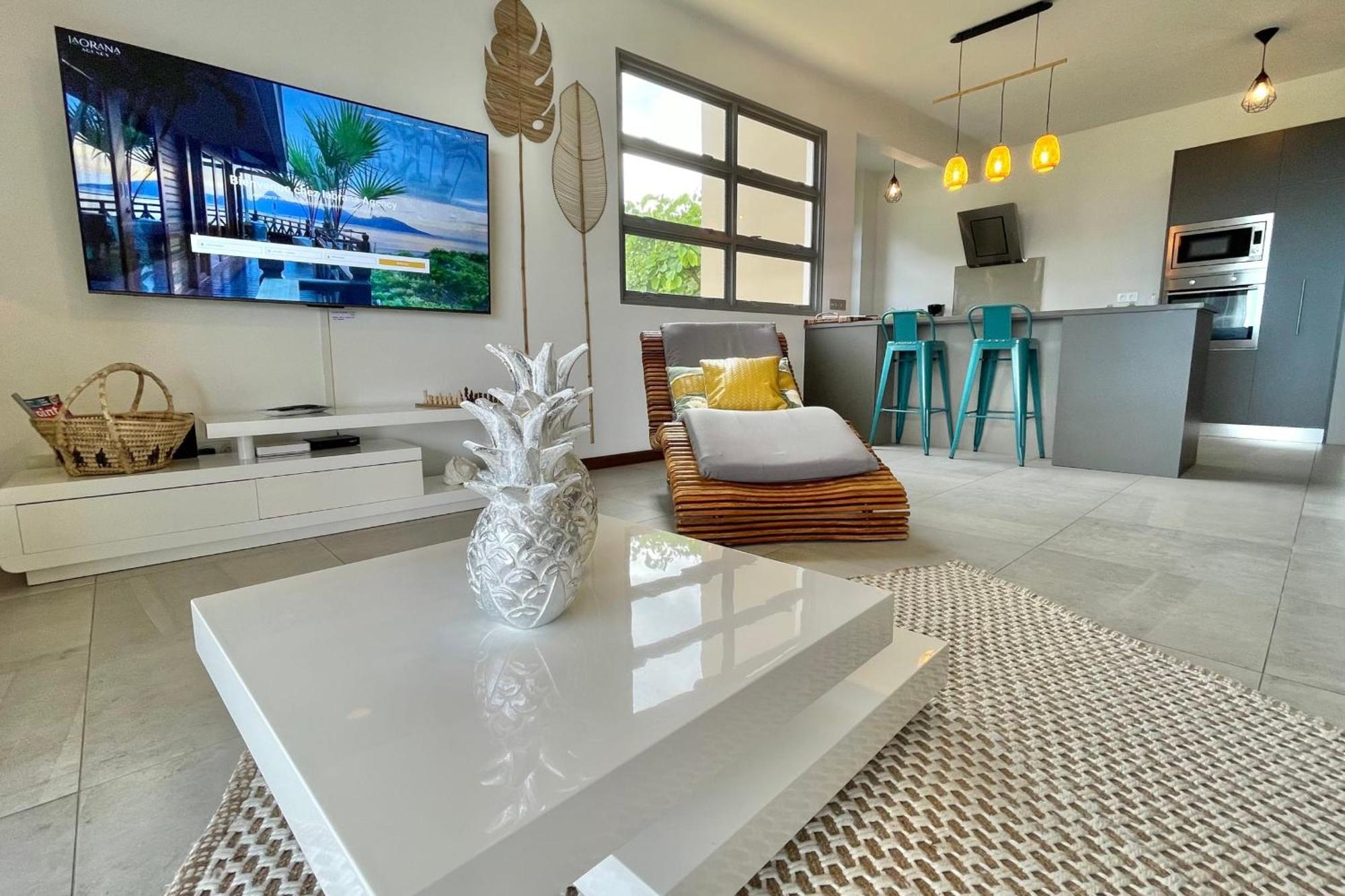 Manuia Luxury Apartment - Tahiti Punaauia -Wi-Fi Netflix Pool & Gym 외부 사진