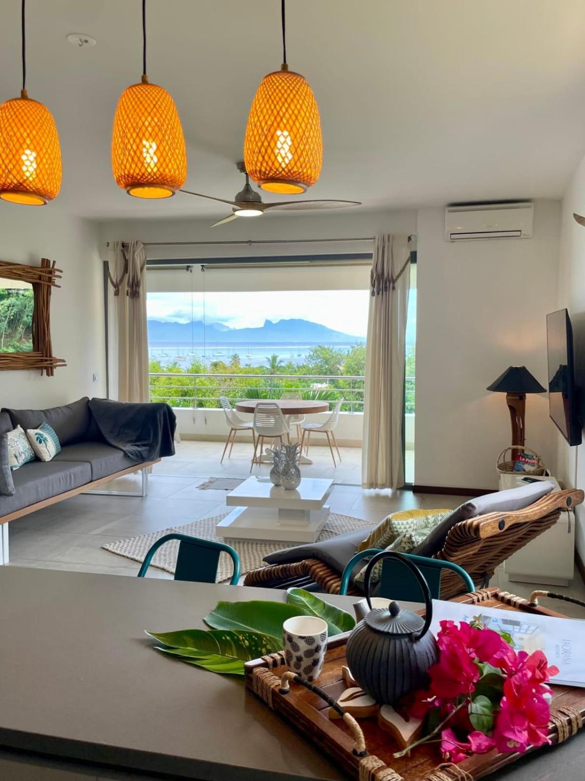 Manuia Luxury Apartment - Tahiti Punaauia -Wi-Fi Netflix Pool & Gym 외부 사진