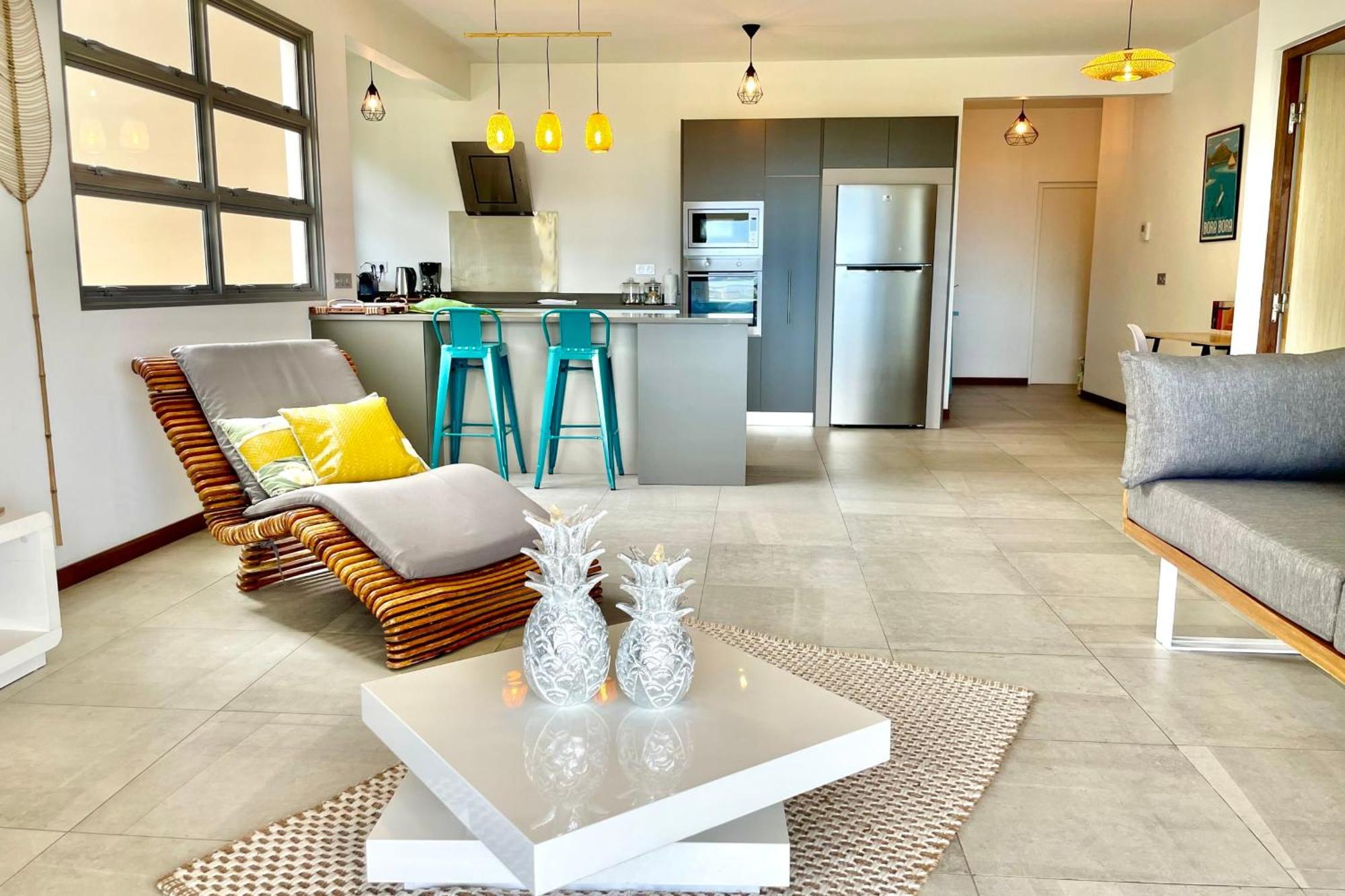 Manuia Luxury Apartment - Tahiti Punaauia -Wi-Fi Netflix Pool & Gym 외부 사진